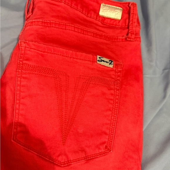 Seven7 Women's Pink Skinny Jeans - Picture 2 of 8